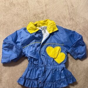 Blue and Yellow Kids Raincoat